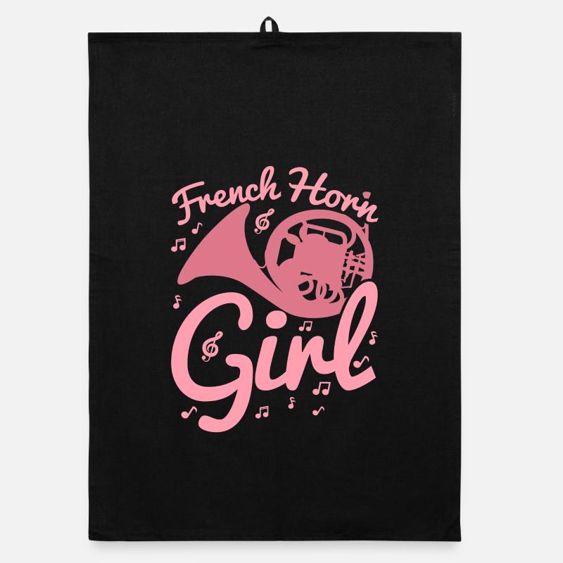 Waldhorn Mädchen Organic Geschirrtuch