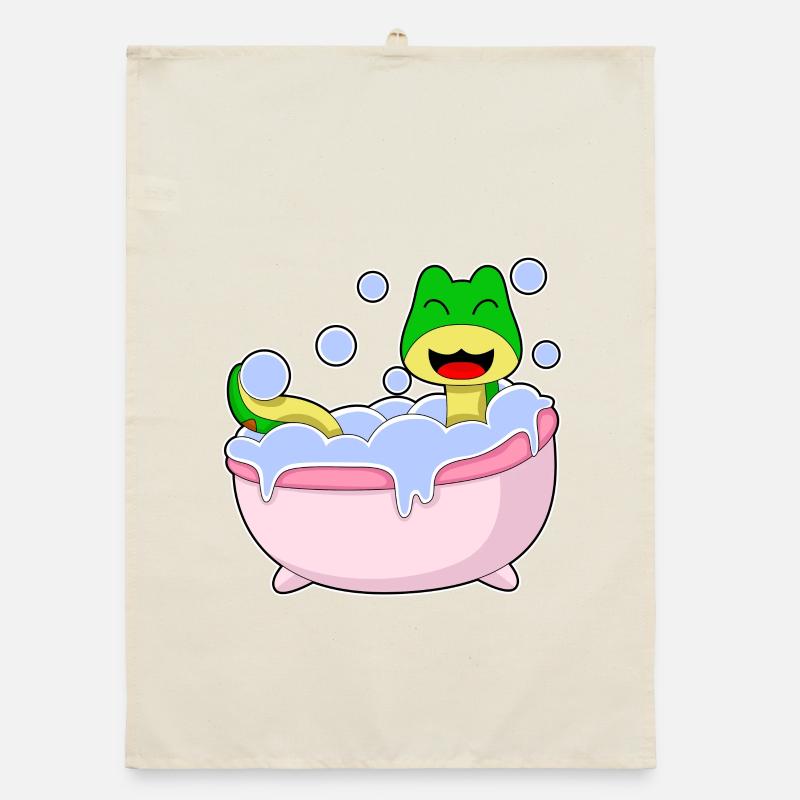 Baignoire de bain de serpent Torchon bio