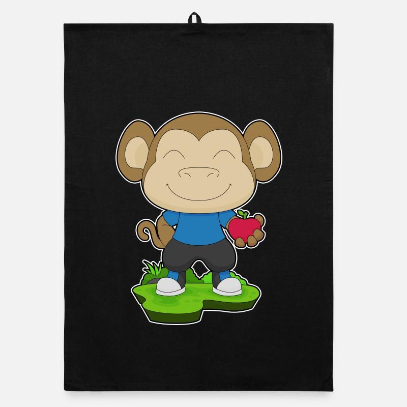 Monkey Apple Organic dish towel