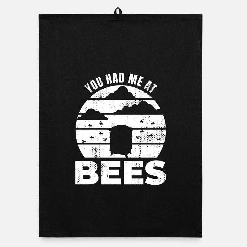 Du hattest mich bei Bienen Organic Geschirrtuch