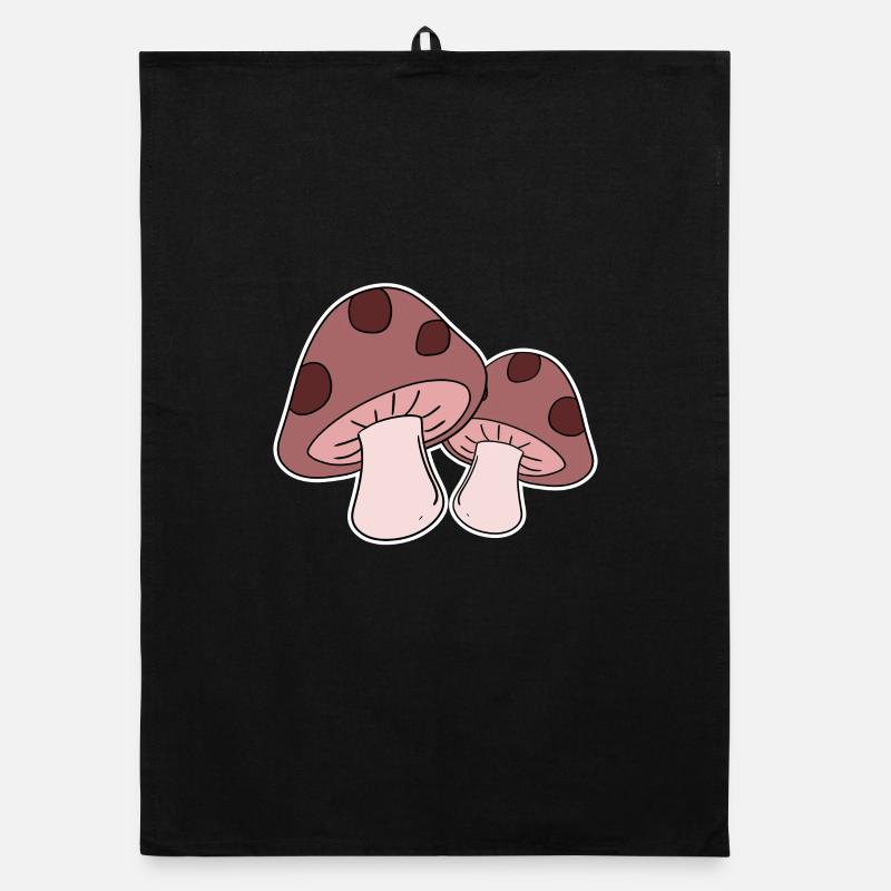 Cueillette de champignons, cueilleur de champignons, cueilleur de champignons Torchon bio