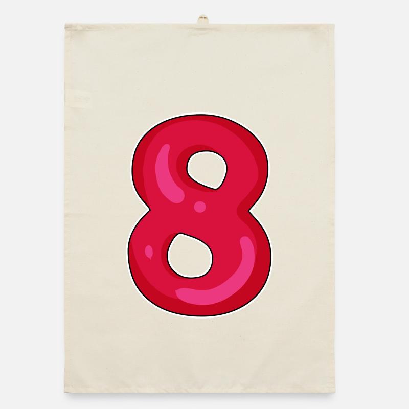 Numéro 8 Numéro Huit Torchon bio