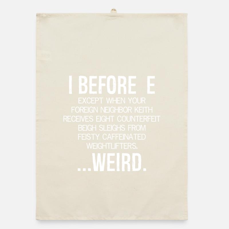 i avant e sauf après c ... Bizarre Torchon bio