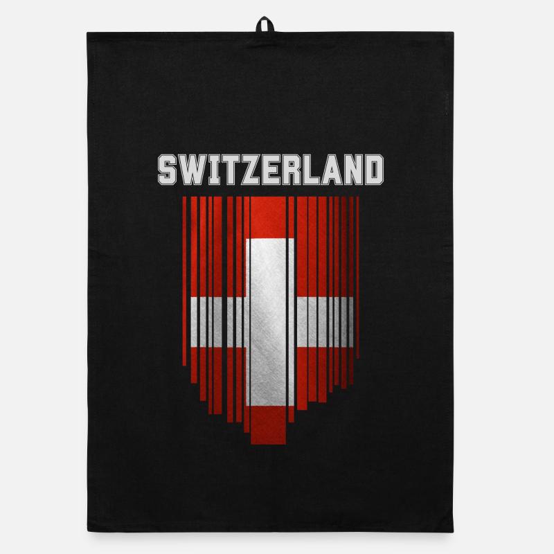 Flagge der Schweiz, Schweizer Stolz Organic Geschirrtuch