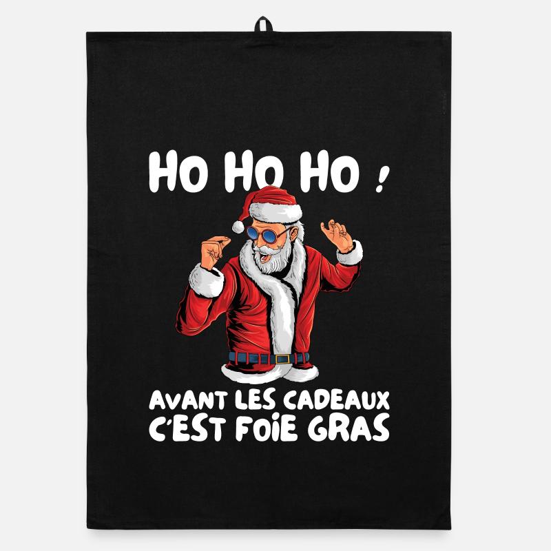 Pull Moche De Noël Père Noel Cadeaux Fois Gras Torchon bio