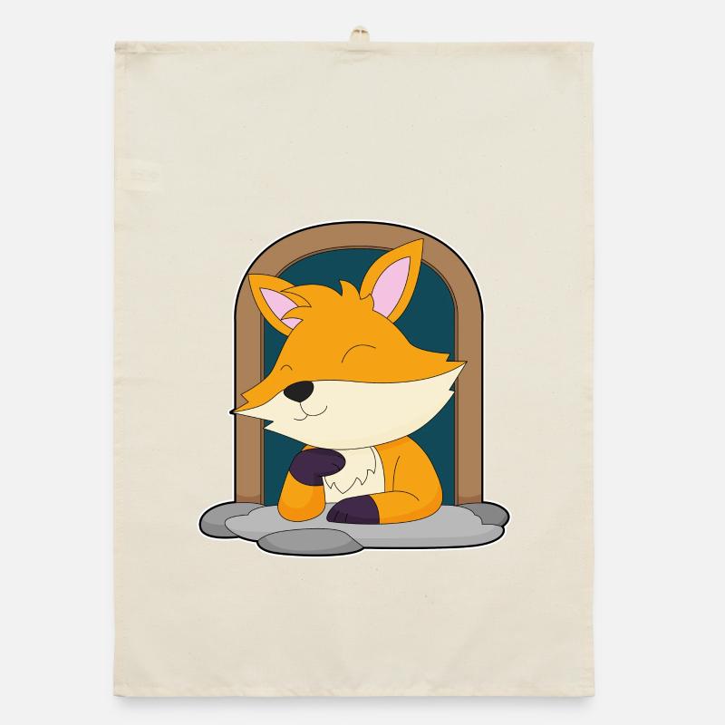 Renard mignon Torchon bio