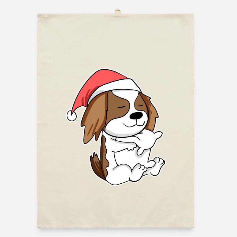 Cavalier King Charles Spaniel Hund Tier Organic Geschirrtuch