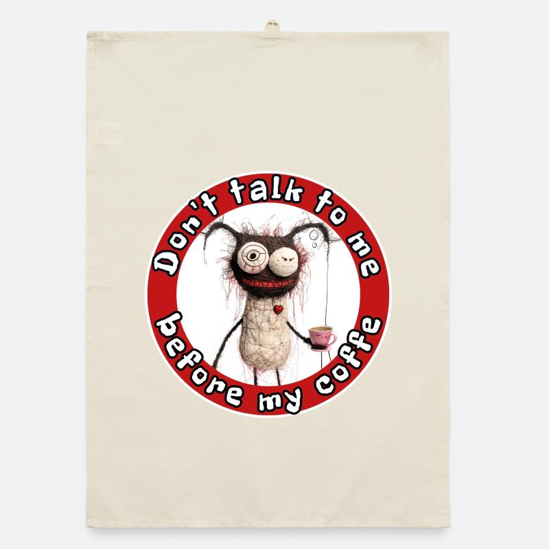 Si vous vous transformez en monstre sans café, prenez-le Torchon bio