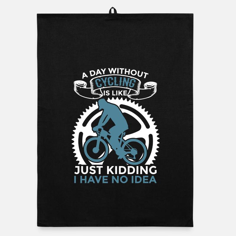 Radsport Motivation Organic Geschirrtuch