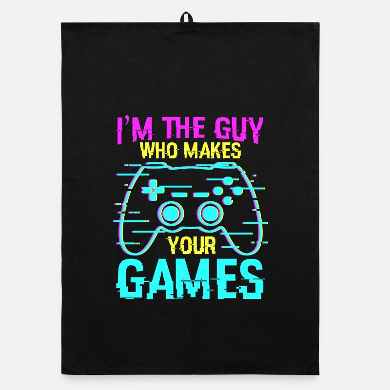 Game Programmer Saying Organic dish towel