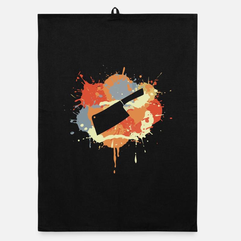 Dessin de couperet Torchon bio