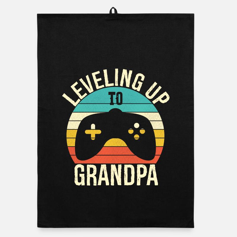 Aufstieg zum Opa Organic Geschirrtuch
