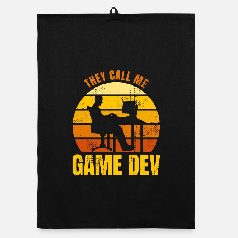 Video Games Developer Organic dish towel