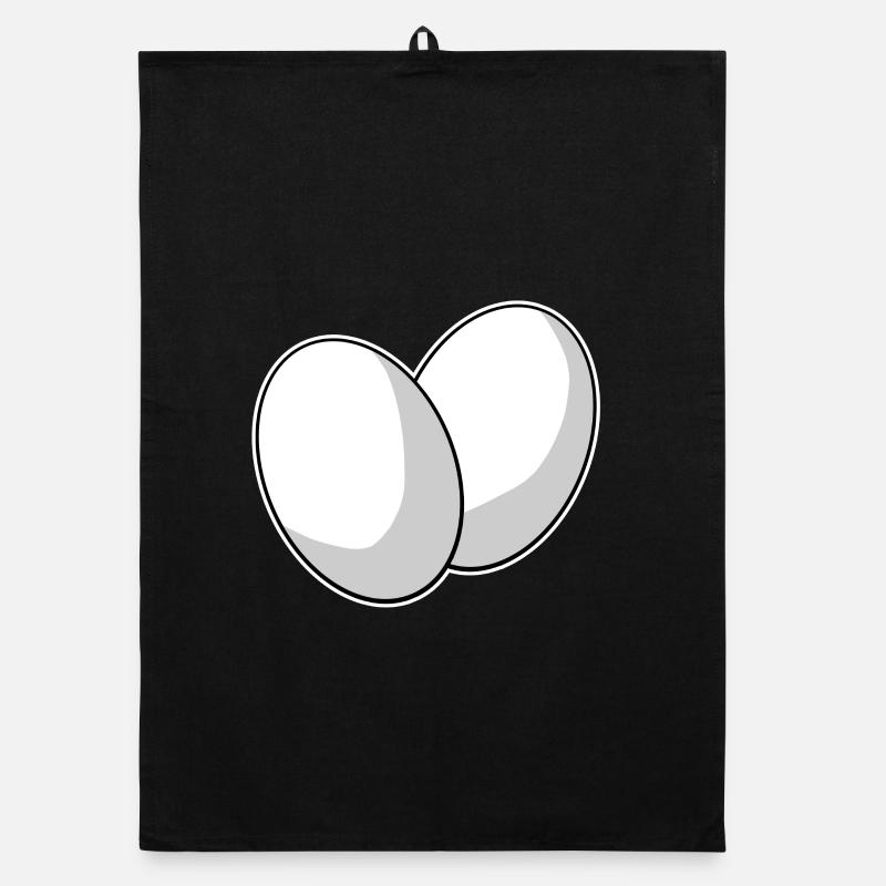 Ei Eier Organic Geschirrtuch