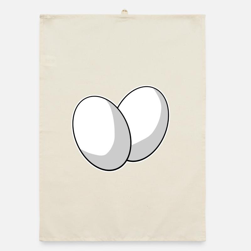 Ei Eier Organic Geschirrtuch