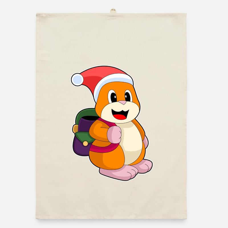 Élève de Noël hamster Torchon bio