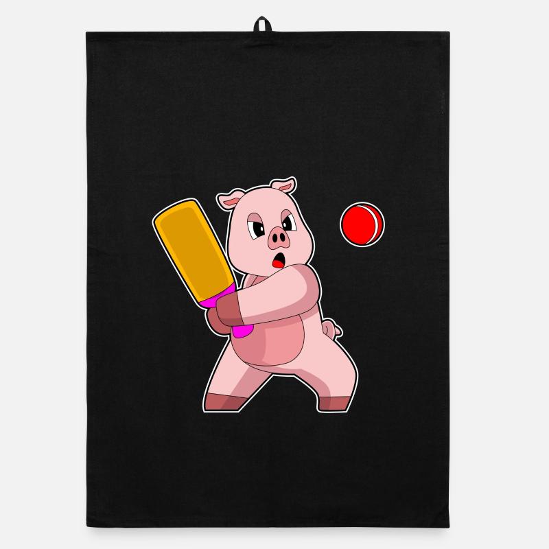 Pig Cricket Cricket Bat Torchon bio