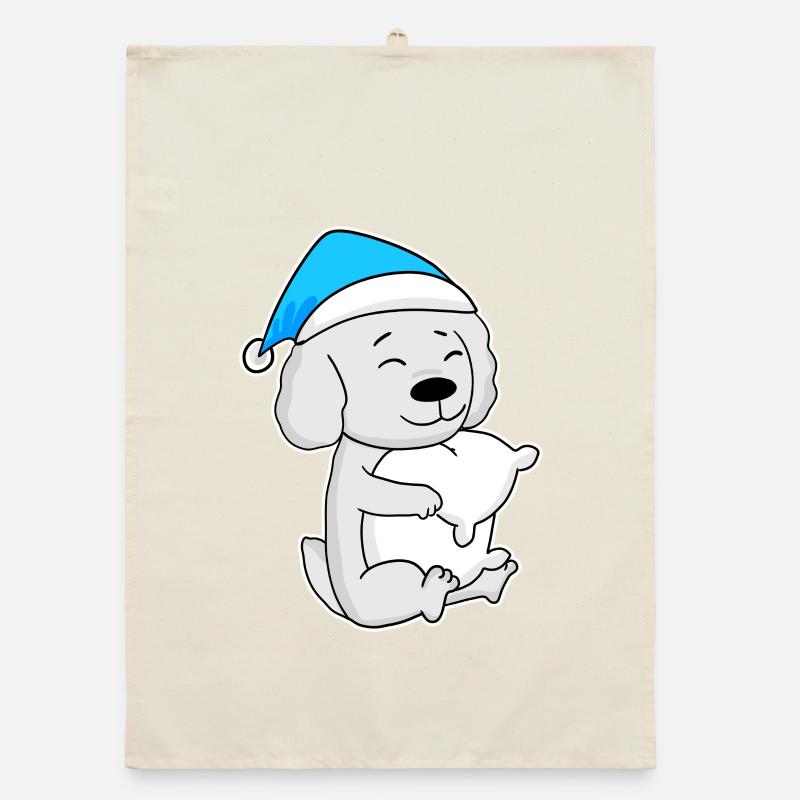 Maltese, Sleeping, Tiredness, Dog Organic dish towel