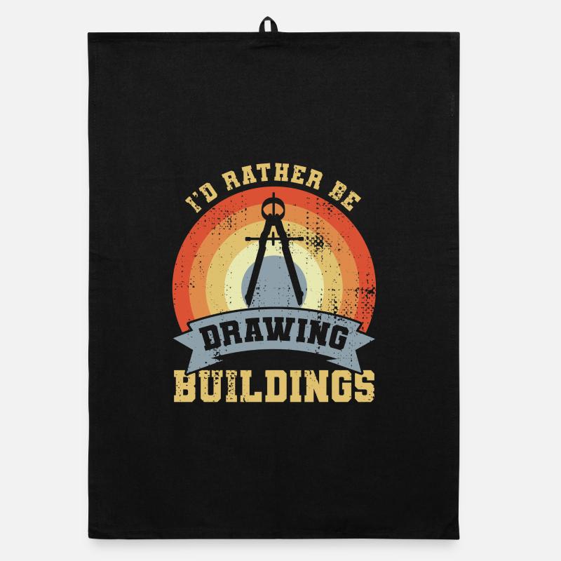 Je préfère dessiner des bâtiments Torchon bio