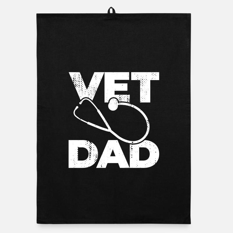 Veterinary Dad Organic dish towel