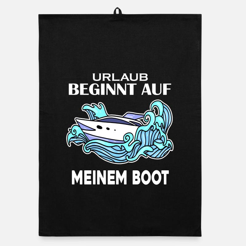 Boot Organic Geschirrtuch