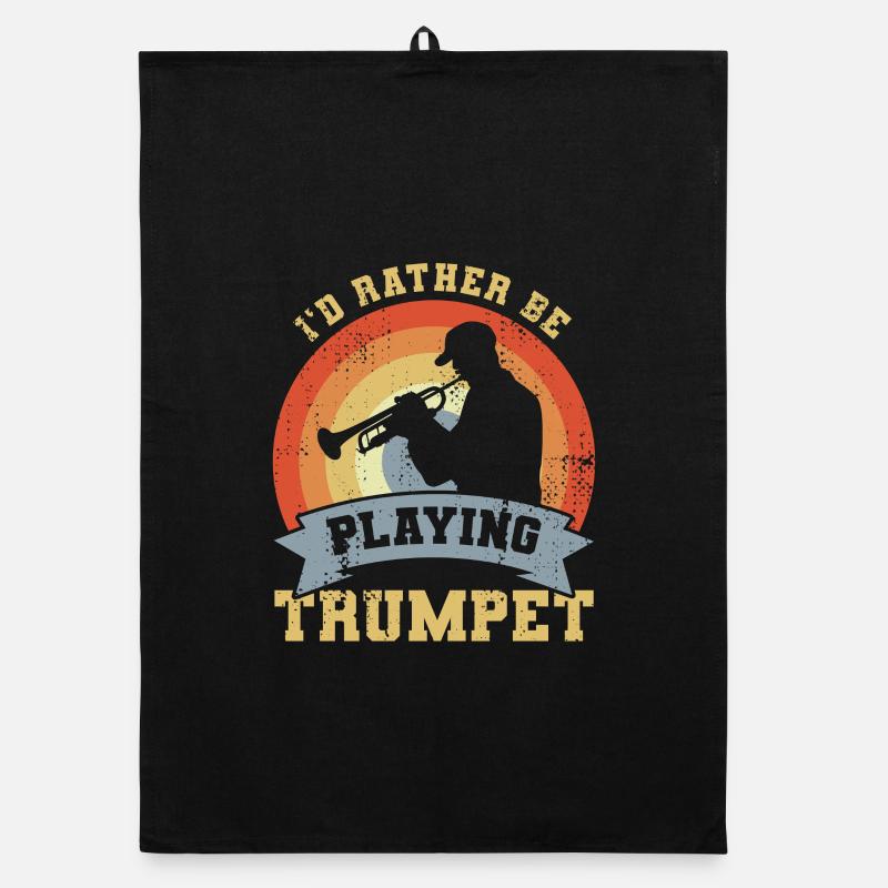 Trompeter Spruch Organic Geschirrtuch