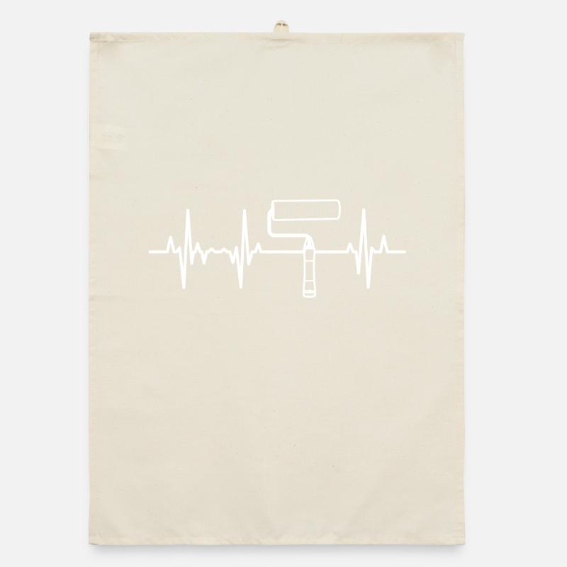 Painter's Roller Pulse Rate Organic dish towel