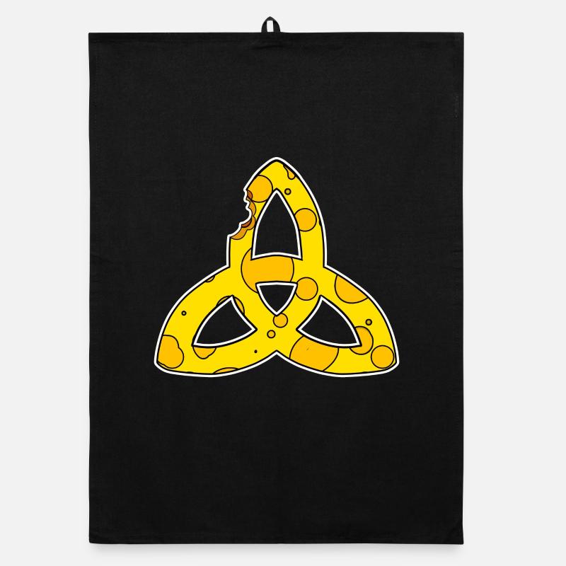 Celtic Symbol Triqueta Symbol Organic dish towel