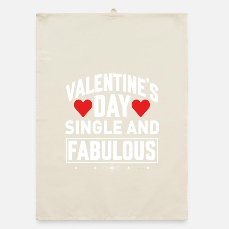 La Saint-Valentin célibataire et fabuleuse Torchon bio