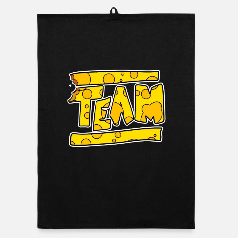 Team Käse Mannschaft Crew Organic Geschirrtuch