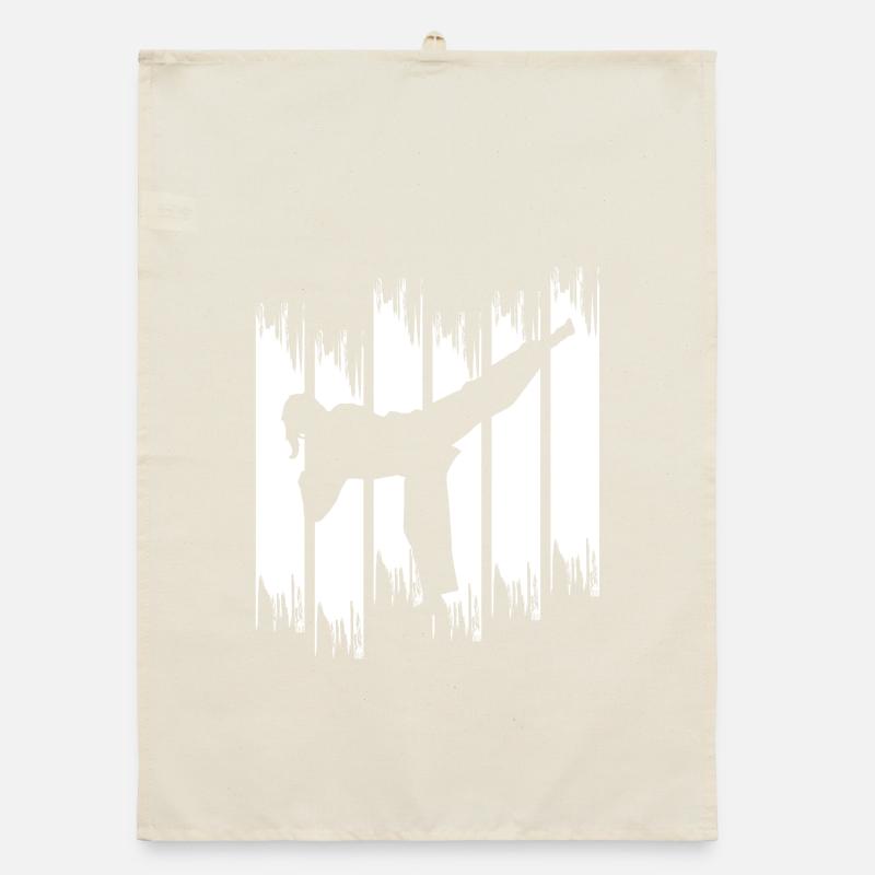 Fille de karaté Torchon bio