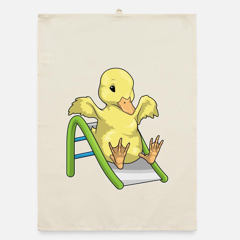 Duck Slide Organic dish towel