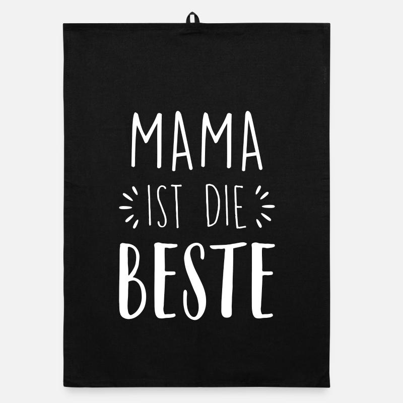 Mama ist die Beste Organic Geschirrtuch
