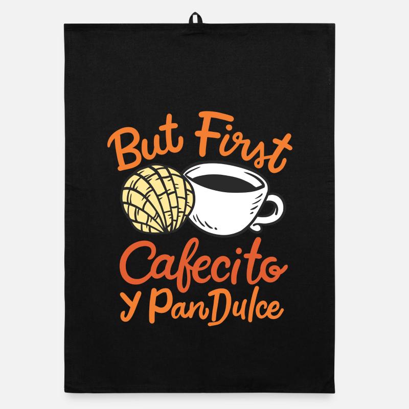 Conchas Cafecito Mexikaner Spanier Organic Geschirrtuch