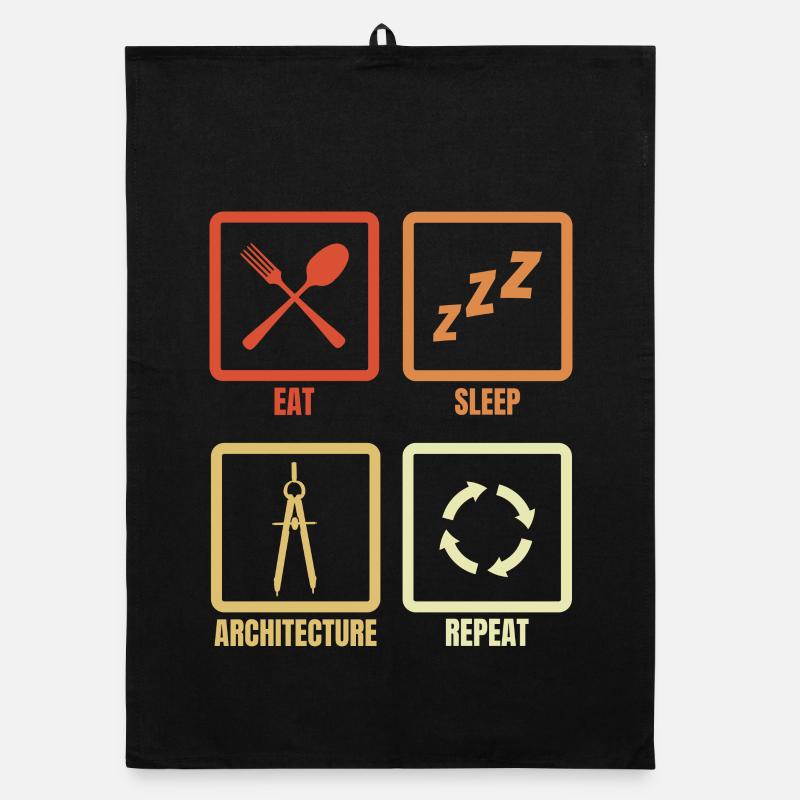 Architect's daily routine Organic dish towel