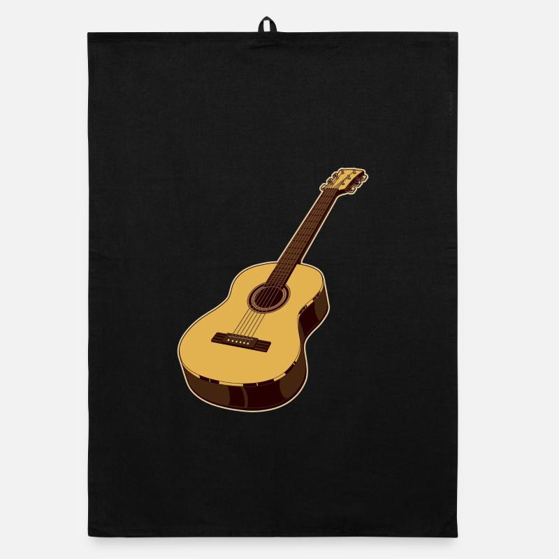 Guitar Organic dish towel