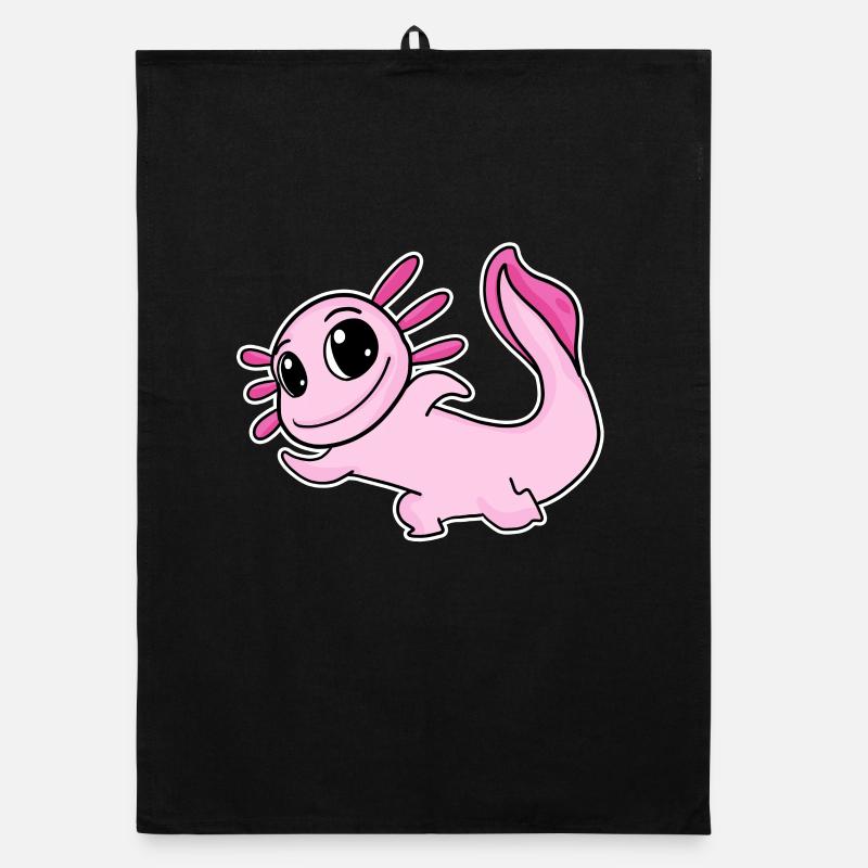 Motif Axolotl Rose Torchon bio