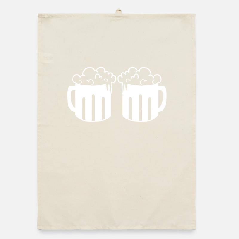 Beer Mugs Organic dish towel