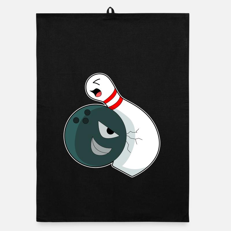 Bowling Bowling Ball Pin Organic dish towel