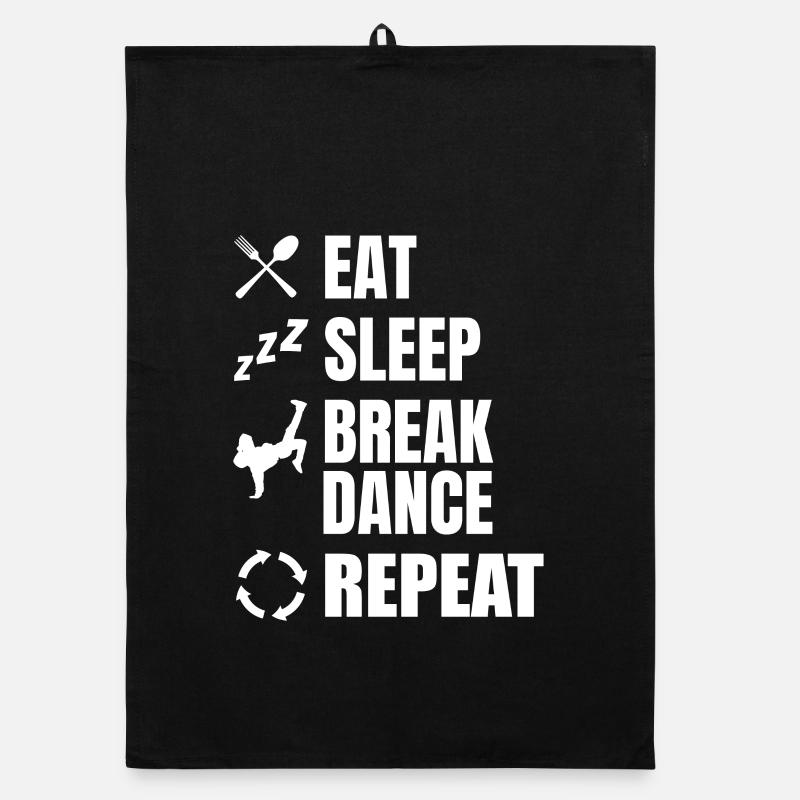 Manger, dormir, faire du breakdance, répéter Torchon bio