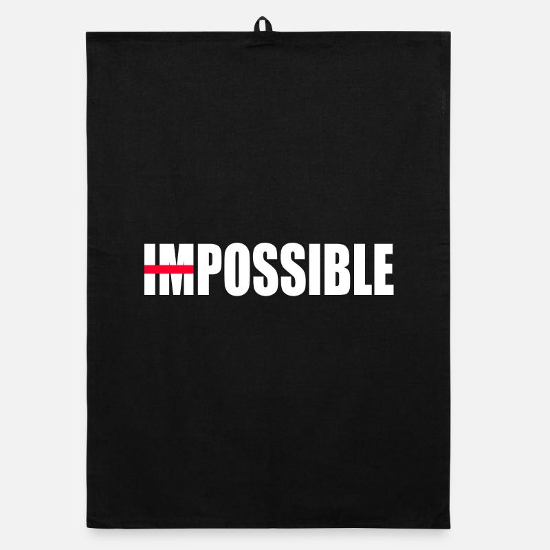 Motivation not impossible Organic dish towel