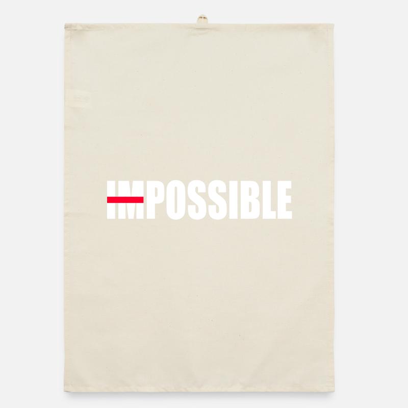 Motivation not impossible Organic dish towel