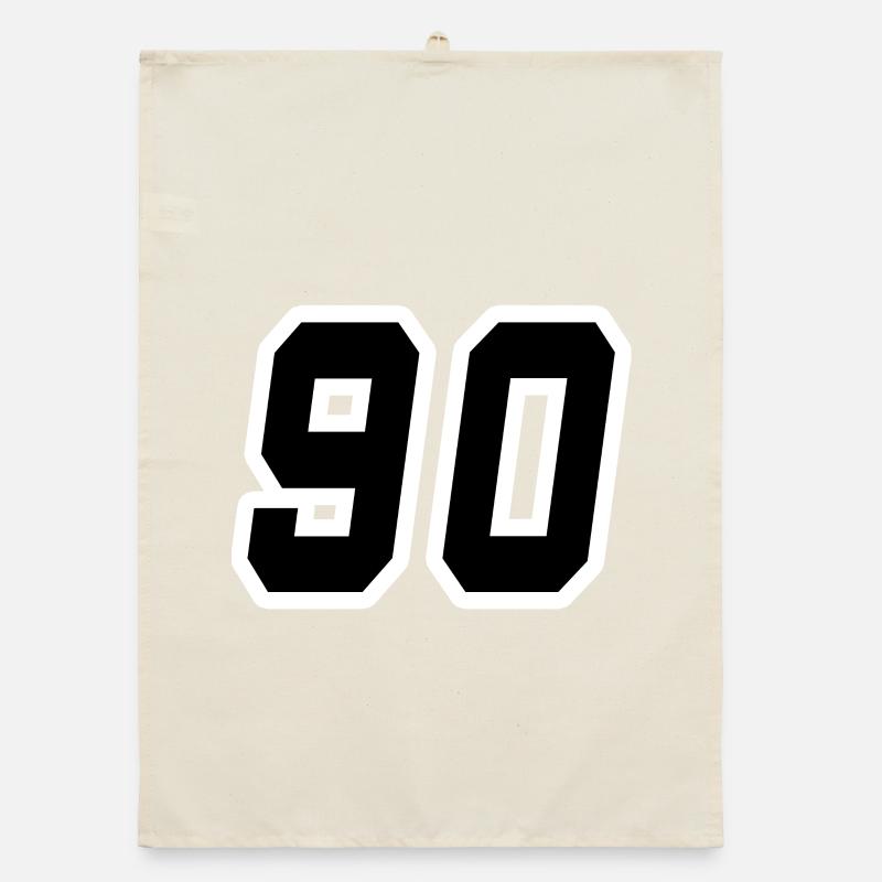 Nummer neunzig 90 Organic Geschirrtuch