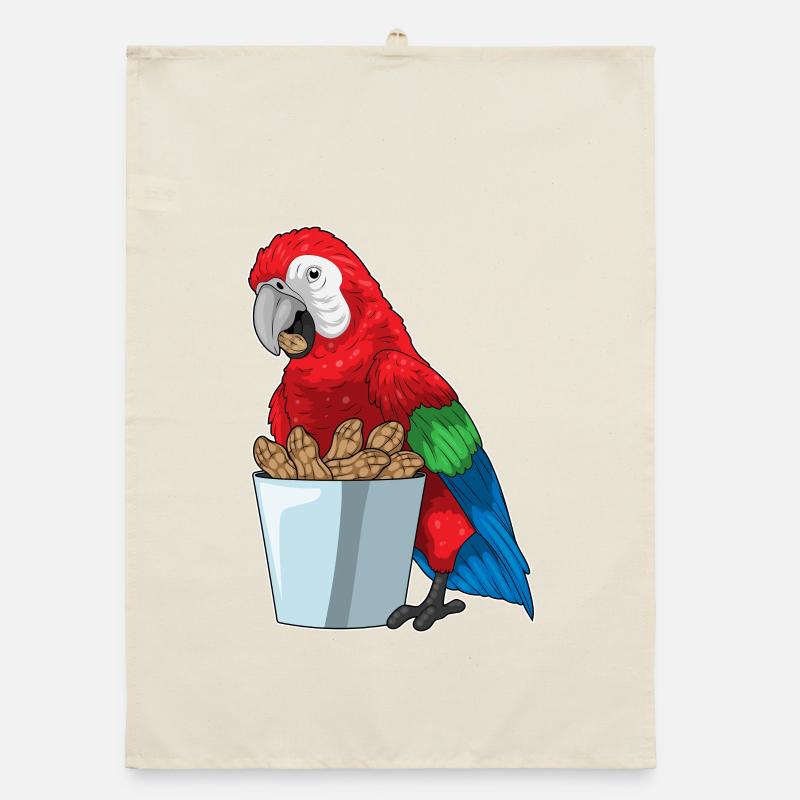 Parrot Peanut Organic dish towel