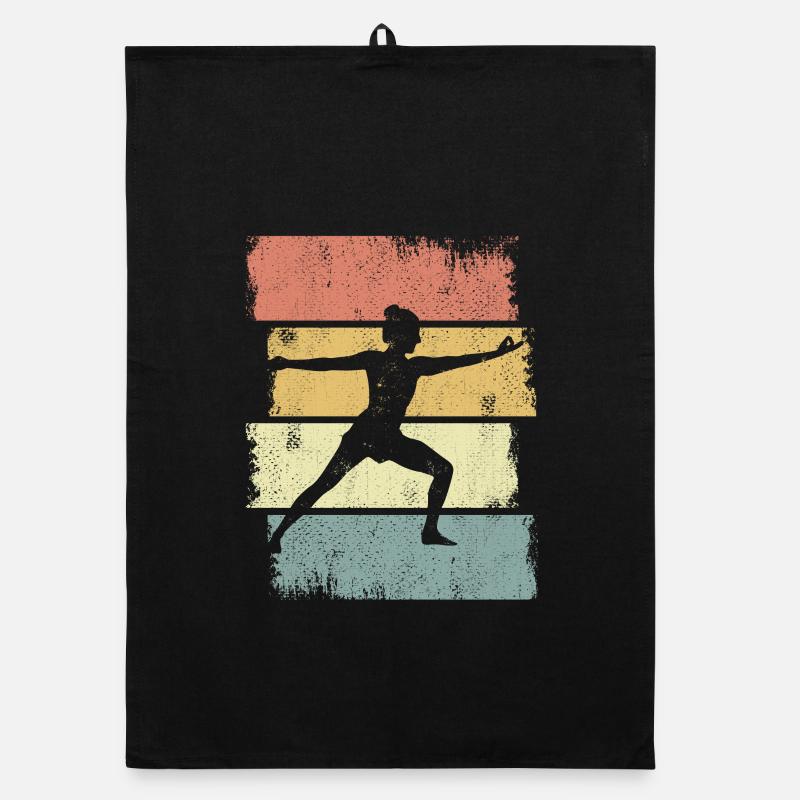 Yogini Sketch Organic dish towel