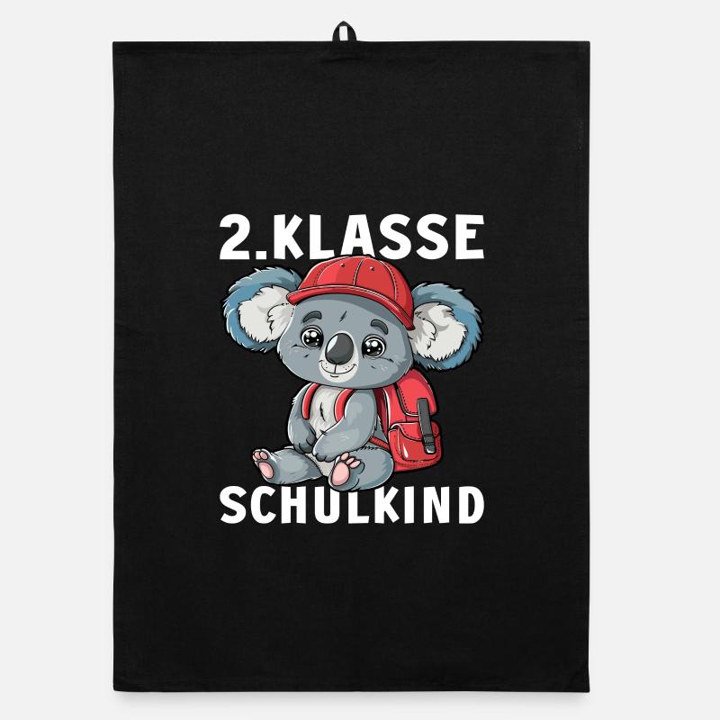 Koala 2 Klasse Koalabär Einschulung Zweitklässler Organic Geschirrtuch