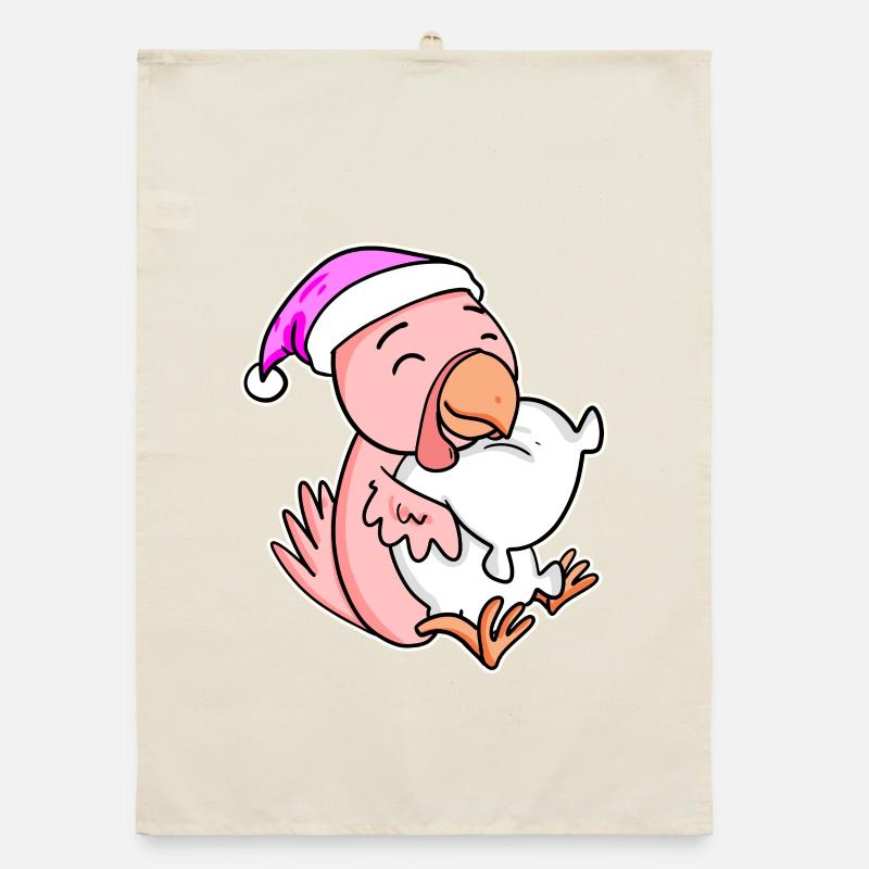 Huhn Müde Ausschlafen Schlafen Mädchen Organic Geschirrtuch