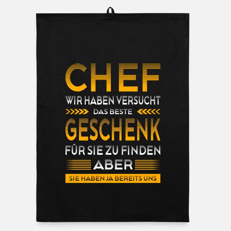 Chef Abschied Geschenke Abschiedsgeschenk Organic Geschirrtuch