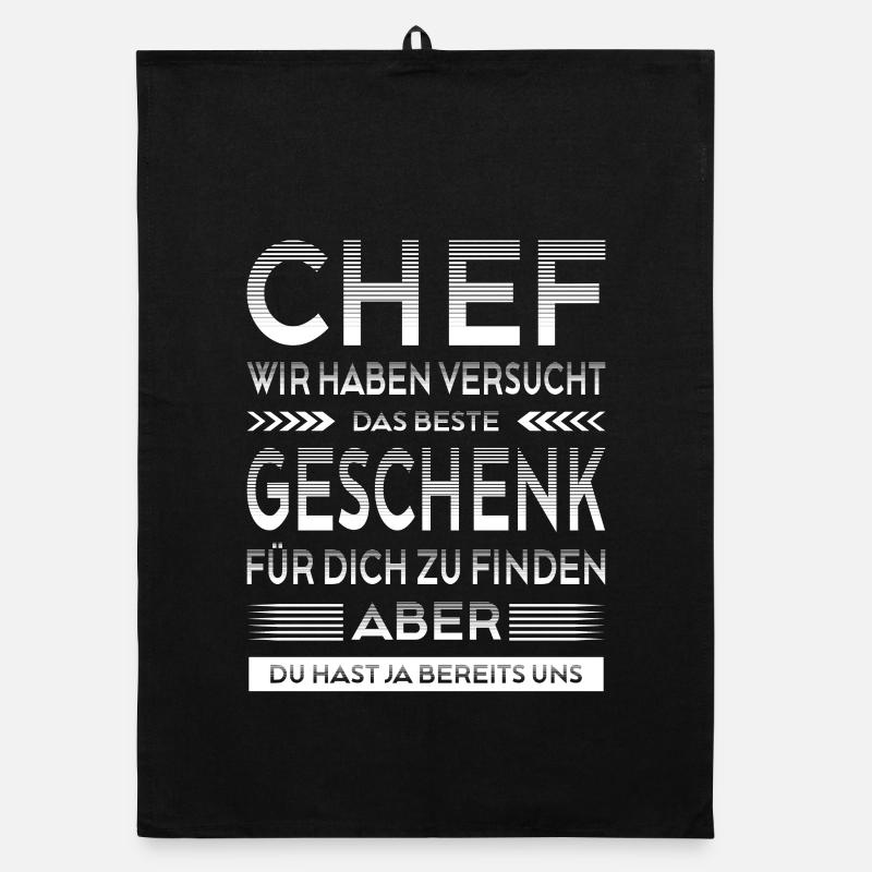 Chef Abschied Geschenke Abschiedsgeschenk Organic Geschirrtuch