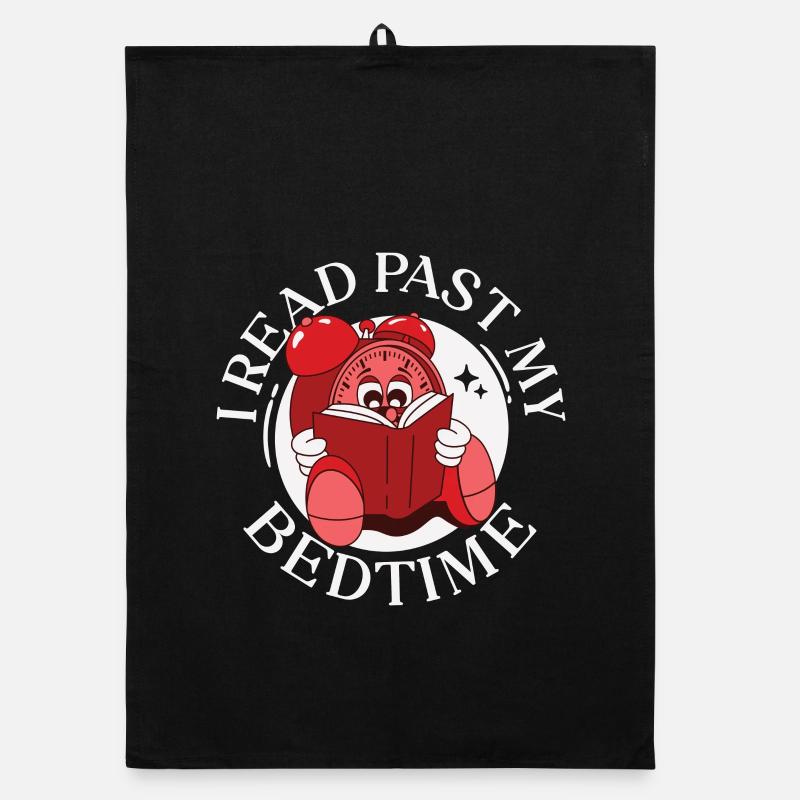 I read past my bedtime Organic Geschirrtuch